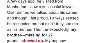 My Brother Left His Newborn Son in My Yard 27 Years Ago – Two Days Ago, He Returned and Blamed Me for It