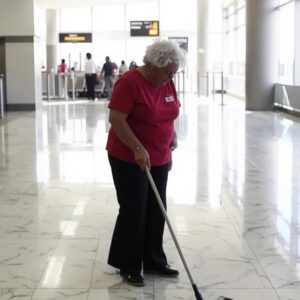 My Teen Son M.o..ke..d a Janitor in Front of Everyone at the Airport — He Had No Idea She Once Quietly Saved Our Family