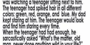 This 92-Year-Old’s Epic Response to a Teenager’s Wild Hair Will Leave You in Stitches!😂😂Check the first comment 👇