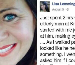 Elderly man has an ‘a ccident in his pants’ at the store – this woman’s reaction is the best