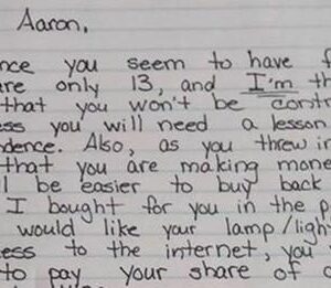 Fed-Up Mother Wrote ‘Tough Love’ Letter To Her 13-Year-Old Son – Parents Everywhere Applauded Her