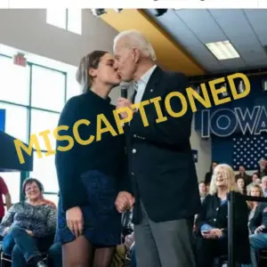 Photo Shows Biden Kissing His Granddaughter, Not A 15-Year-Old