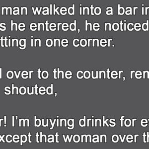 A Wealthy Man Walked Into A Bar In Miami.