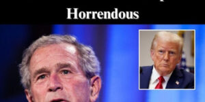G.W. Bush Teams With Democrats To Denounce Trump’s USAID Cuts