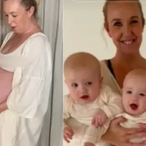 MOM’s giant baby bump that goes ‘straight out’ leaves the internet speechless