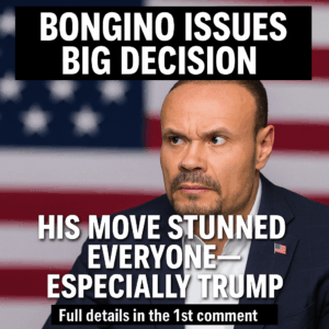Bongino’s Move STUNNED Everyone—Especially Trump