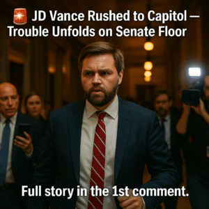 JD Vance Rushed to Capitol — Trouble Unfolds on Senate Floor