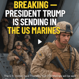 BREAKING: President Trump Sends U.S. Marines to ICE Facilities