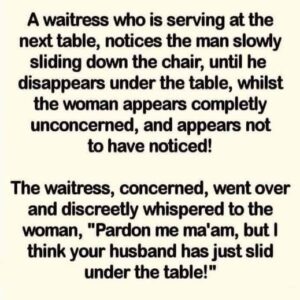 A man and a woman were having dinner in restaurant