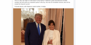 DONALD Trump pays tribute to Melania’s late mother: ‘An incredible woman’