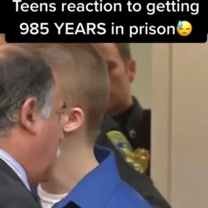 Teen Sentenced to 985 Years in Prison — Courtroom Reaction Goes Viral