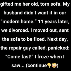 A Hidden Gift in an Old Sofa Changed My Life Forever