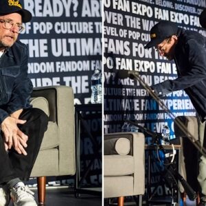 Michael J. Fox Falls On Stage During “Back To The Future” Fan Event