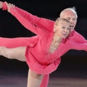 He is 83 and she is 79 years old, and they are back on the icce Olympic champions displayed incredible performance.