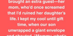 She Showed Up At My Son’s Party With An “Alimony Gift”—But Karma Beat Me To It